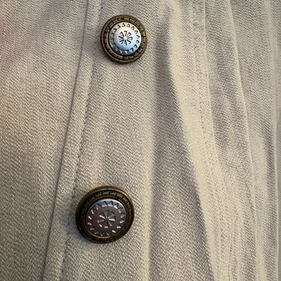 Structured Cream Double-Row Button Blazer - Picture 2 of 4